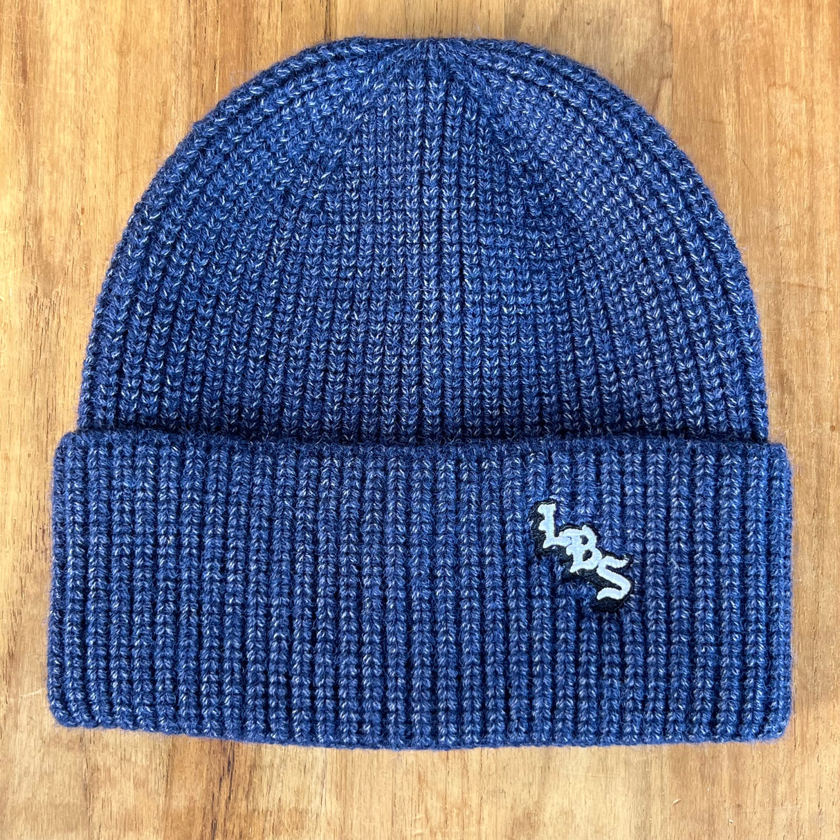 Long Beach Skate LBS Long Side Ribbed Knit Beanie