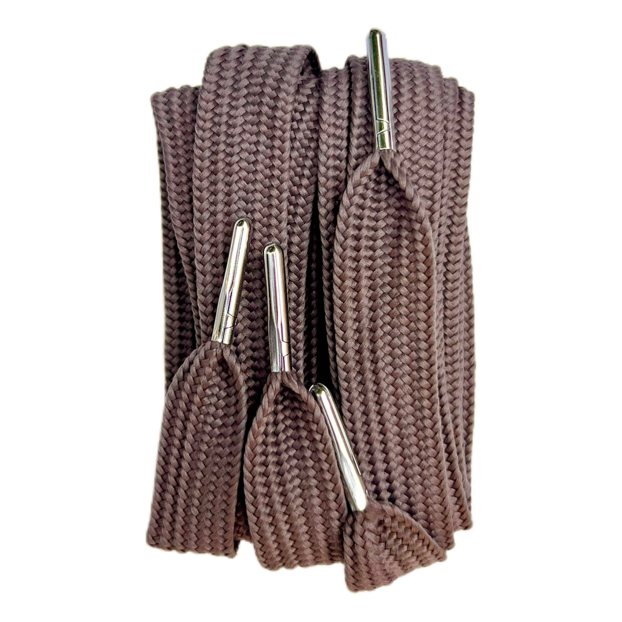 Fat Laces 130cm x 2cm 5 to 7 Eyelets Wide Pair Metal Tip Shoe Lace