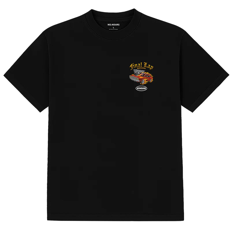 No Hours Final Lap Limo Black S/s Shirt