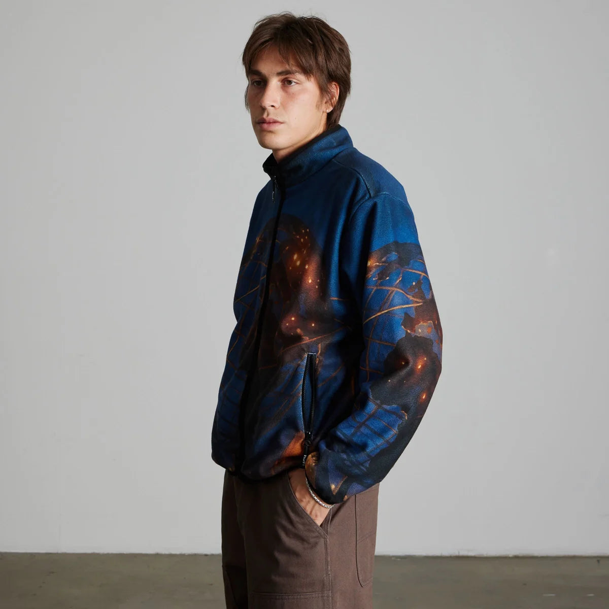 HUF Flushing Multi Polar Fleece Jacket