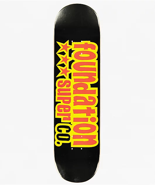 Foundation 3 Star Team 8.1" Skateboard Deck