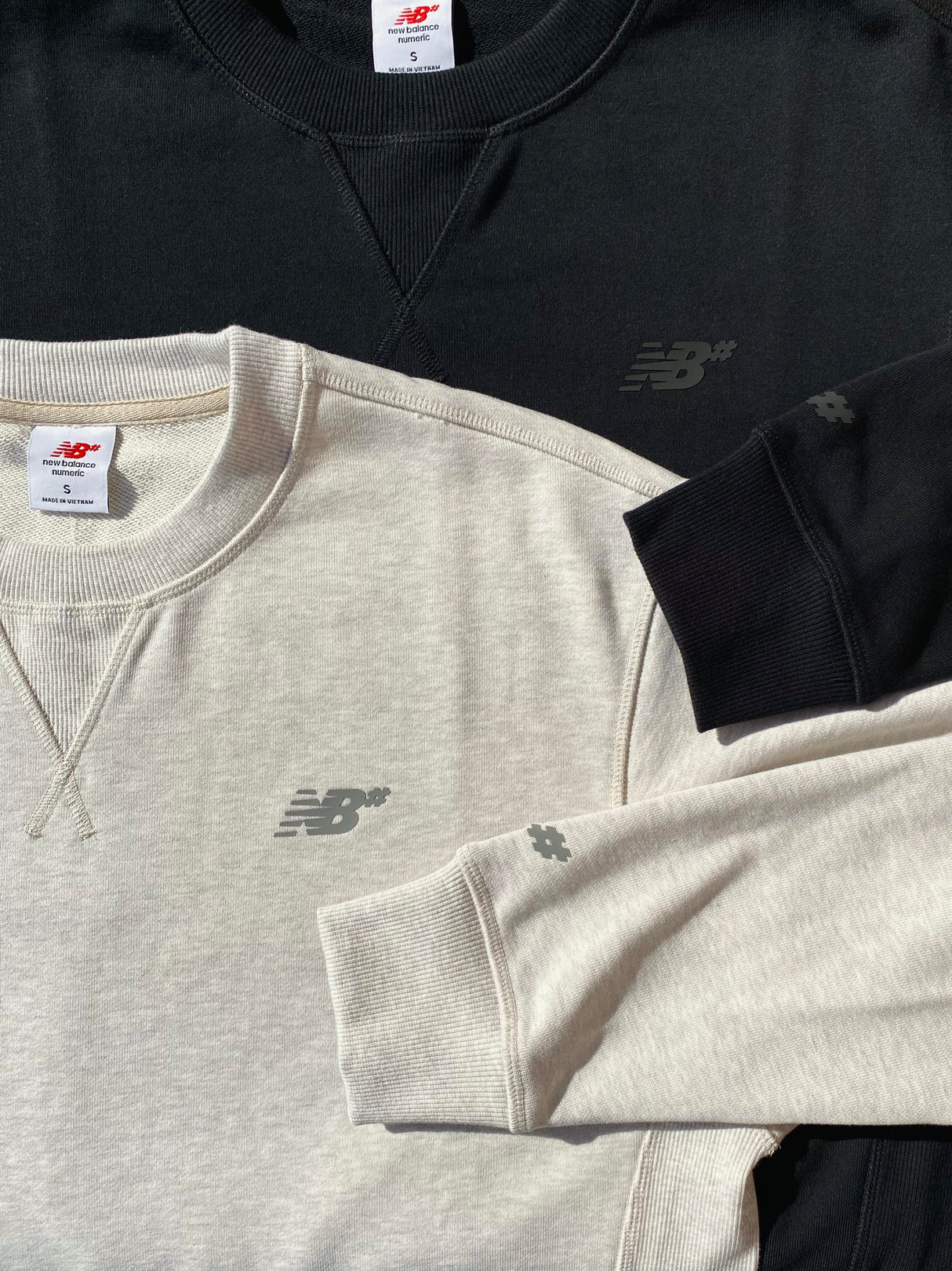 New Balance Numeric Black French Terry Crewneck Sweatshirt