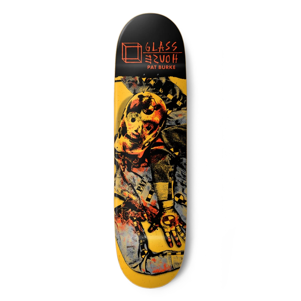 Glass House Burke Dummy 8.88" Skateboard Deck