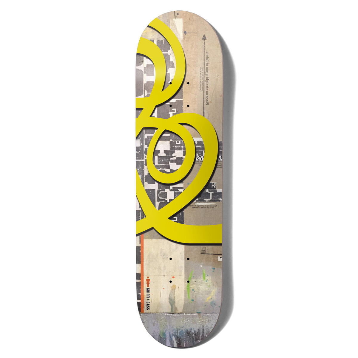 Girl Gass Jenkins 30 Swirls 8.5" Skateboard Deck