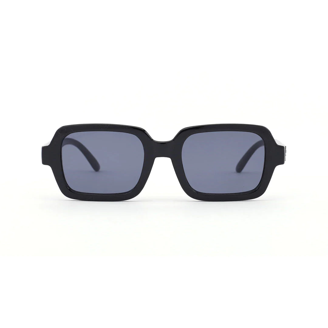 Sad Eyewear Hollow Gloss Black Sunglasses