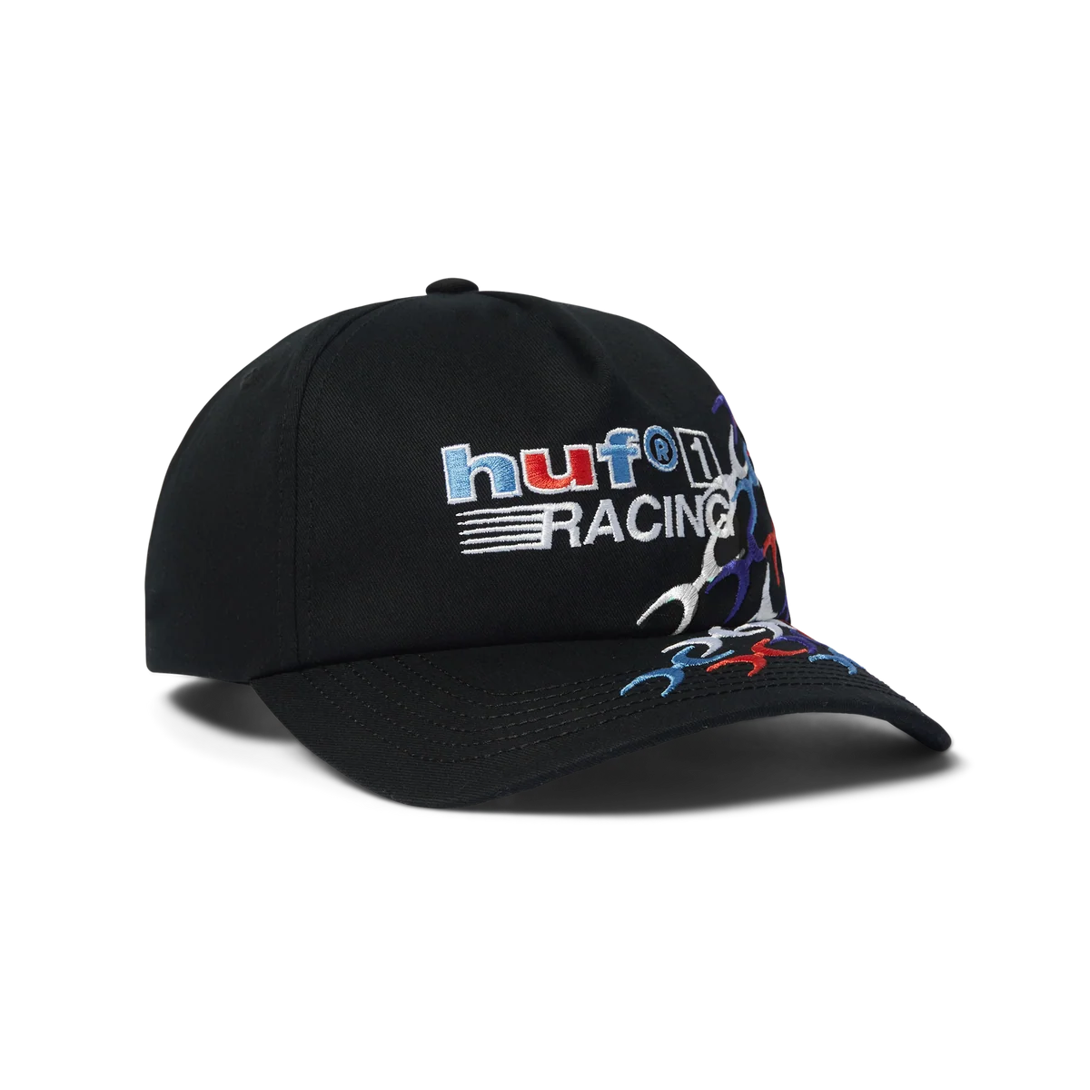 HUF One Racing Black 5 Panel Hat