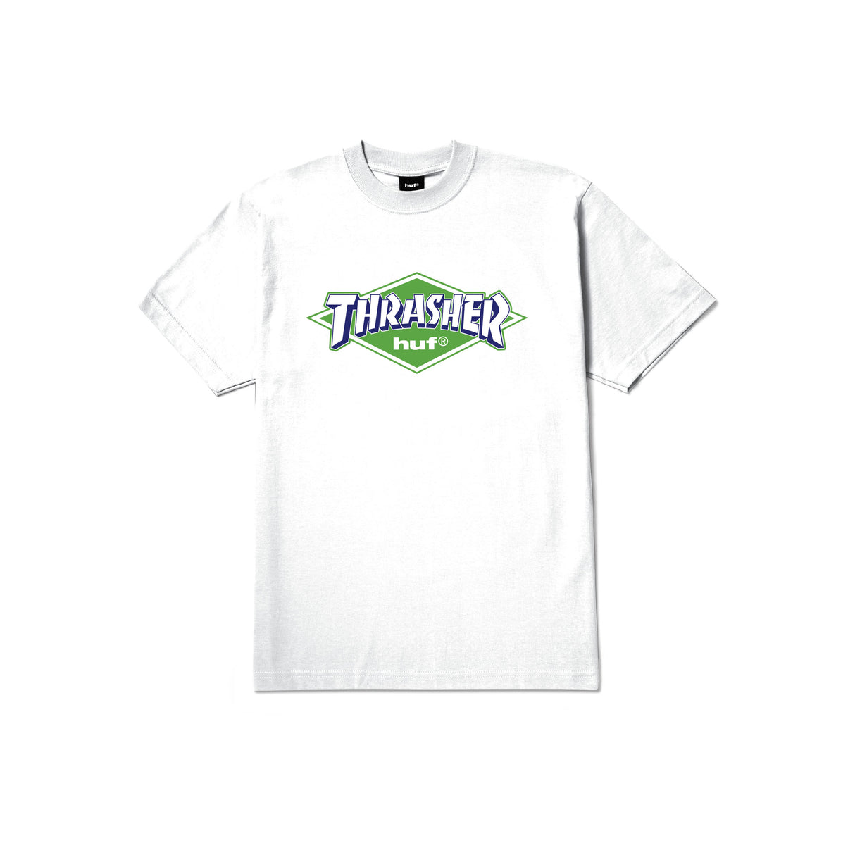 Huf X Thrasher Logo White S/s Shirt