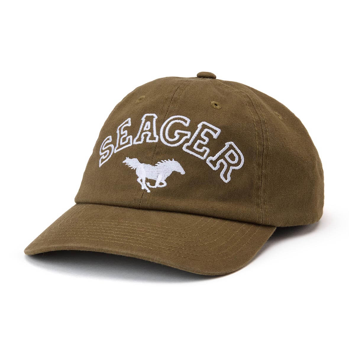 Seager Heritage Olive Dad Strapback Hat