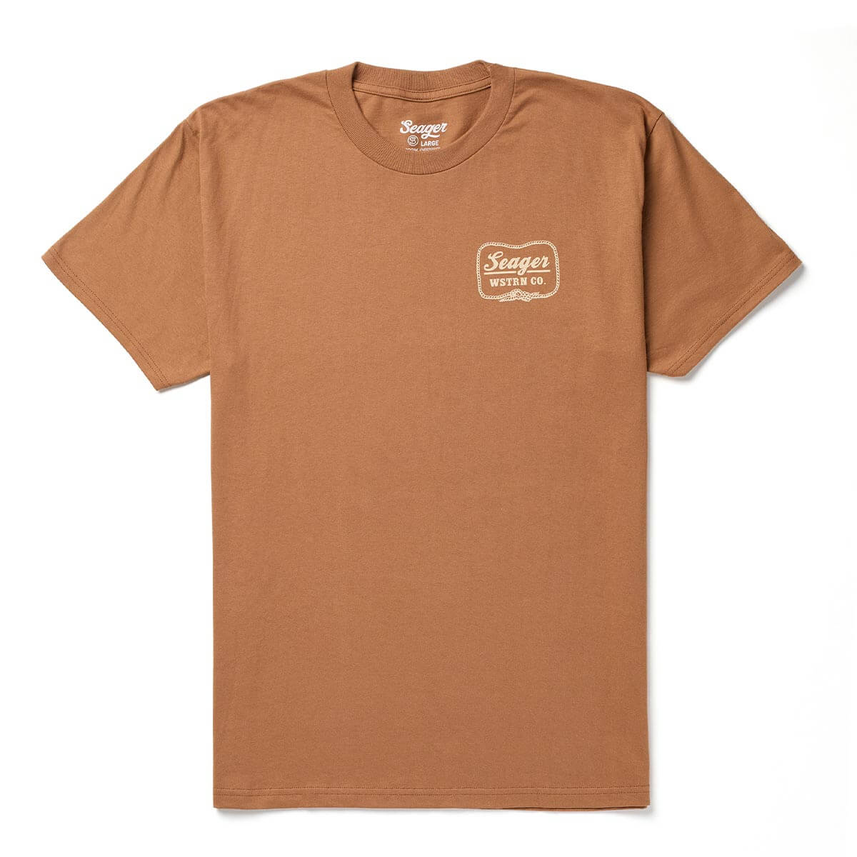 Seager High Noon Brown Sugar S/s Shirt
