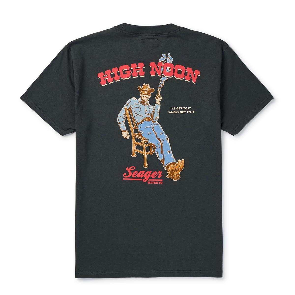 Seager High Noon Vintage Black S/s Shirt