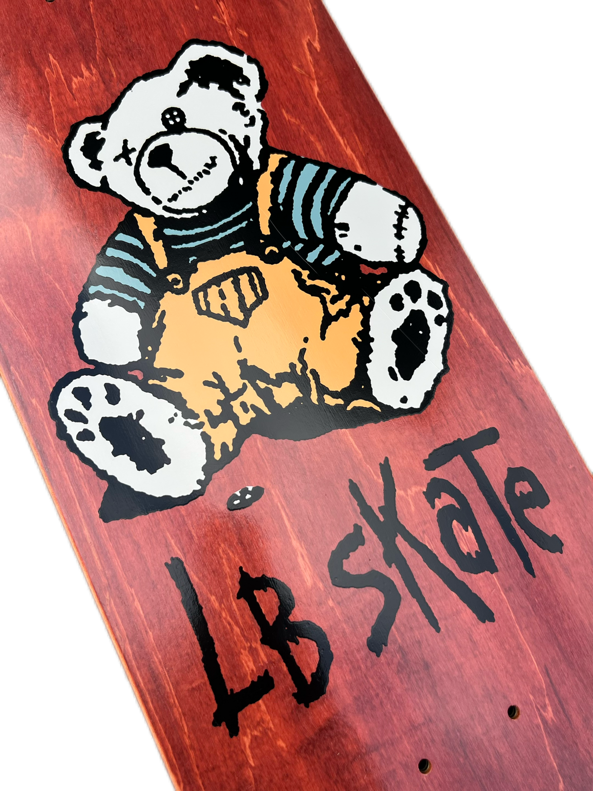 Long Beach Skate Co Kare Bear 2 Impact Light Assorted Stain Skateboard Deck