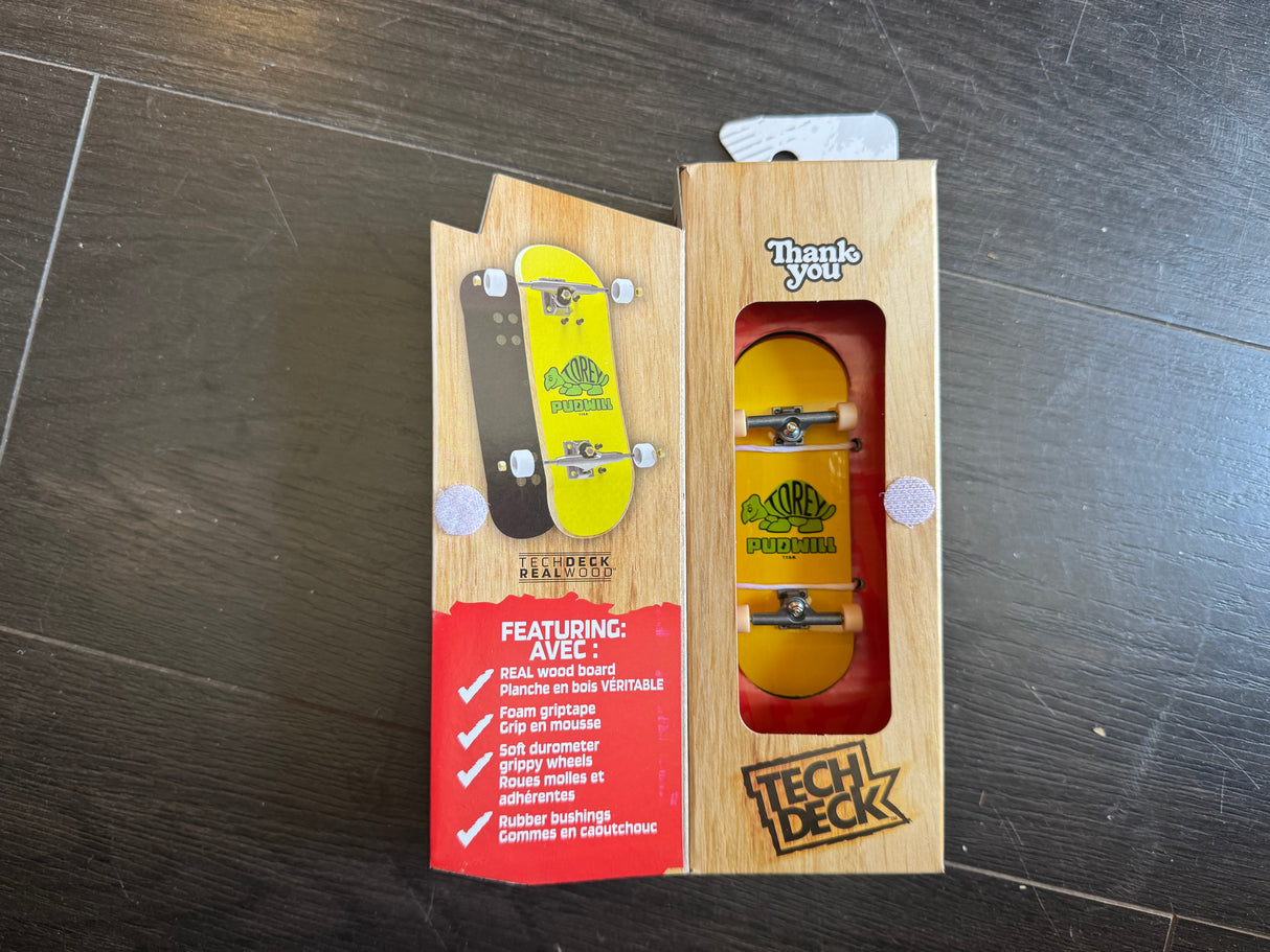 Tech Deck Thank You Torey Pudwill Performance Series Fingerboard Complete