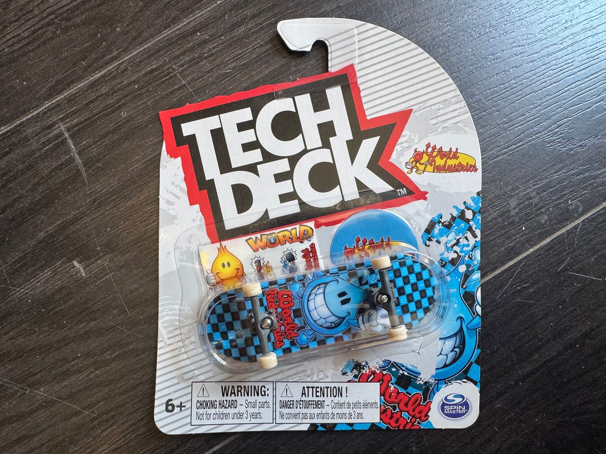 Tech Deck World Industries Wet Willy Checkered Fingerboard Complete