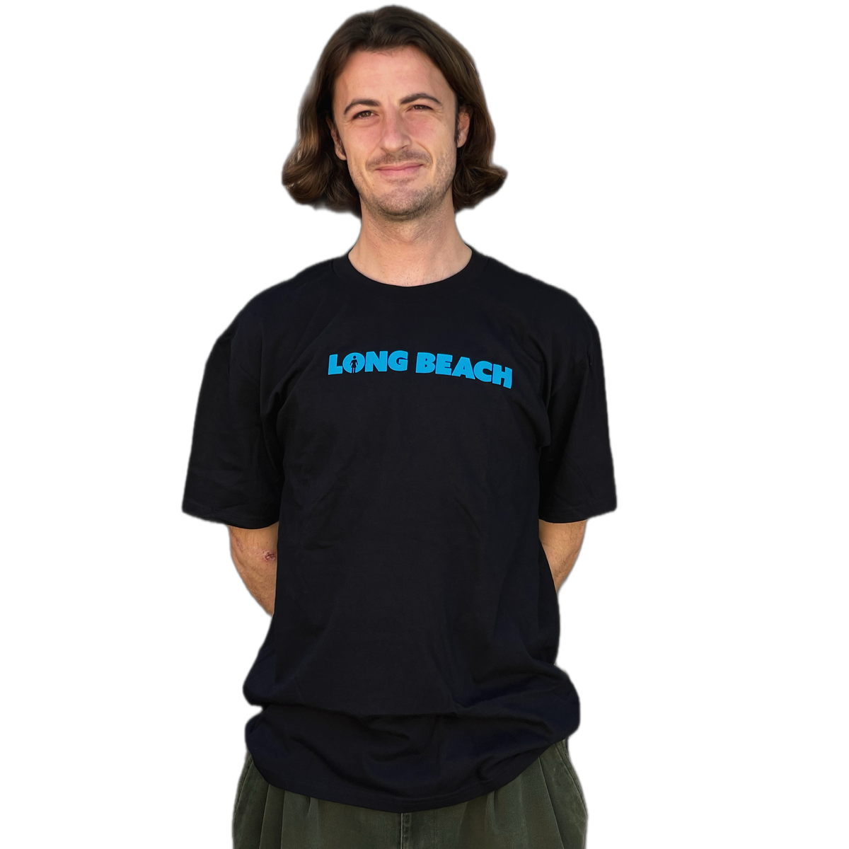 Girl x LB Skate “We OG Long Beach” Black Heavyweight S/S Shirt