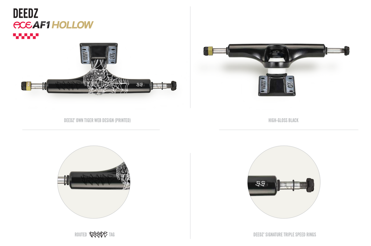Ace AF1 Limited Deedz Black Hollow Trucks