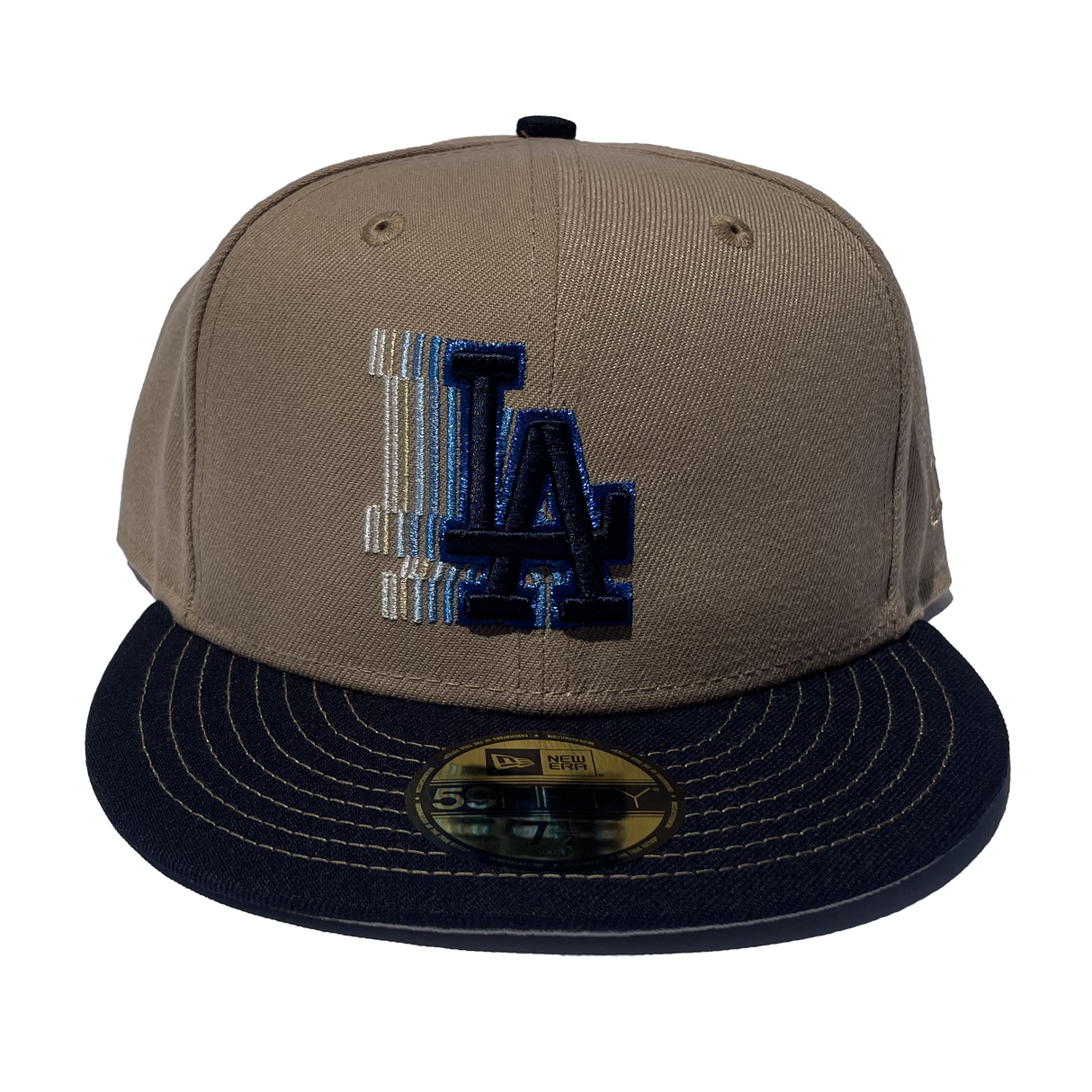 New Era Los Angeles Dodgers Camel Brown Black 59Fifty Fitted Hat