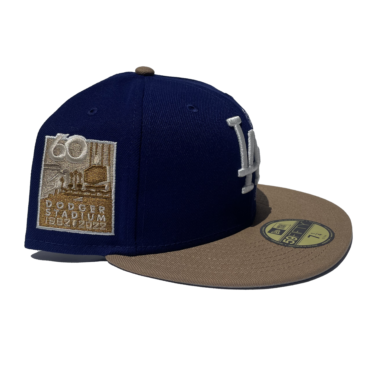 New Era Los Angeles Dodgers Western Khaki Blue & Tan 59Fifty Fitted Hat