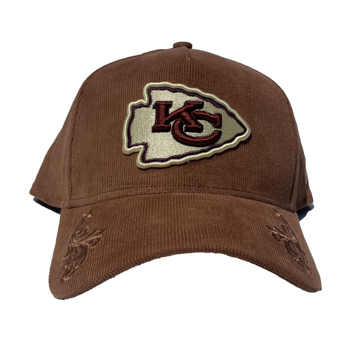 New Era Kansas City Chiefs Ornamental Cord Brown A-Frame 940 Snapback Hat