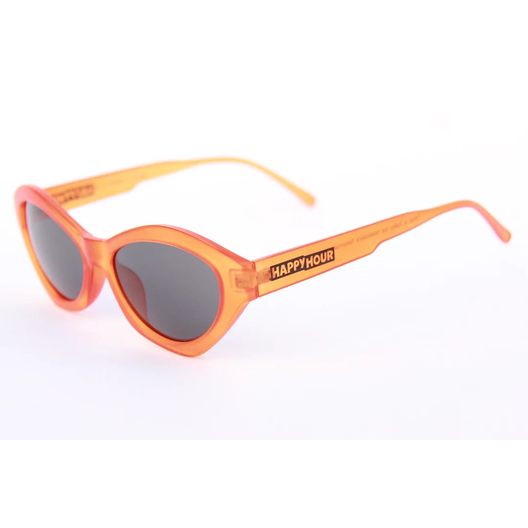 Happy Hour Mind Melters Glick Electric Orange Sunglasses