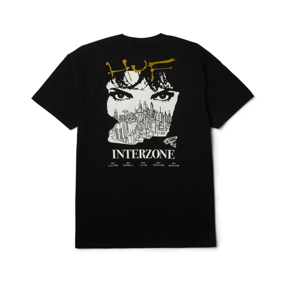HUF Interzone Black S/s Shirt