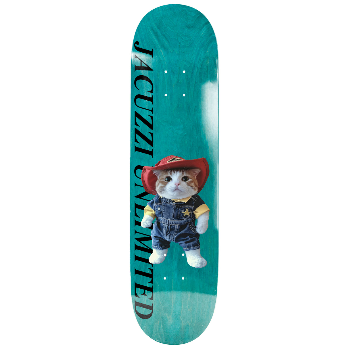 Jacuzzi First Rodeo Teal EX7 8.5" Skateboard Deck