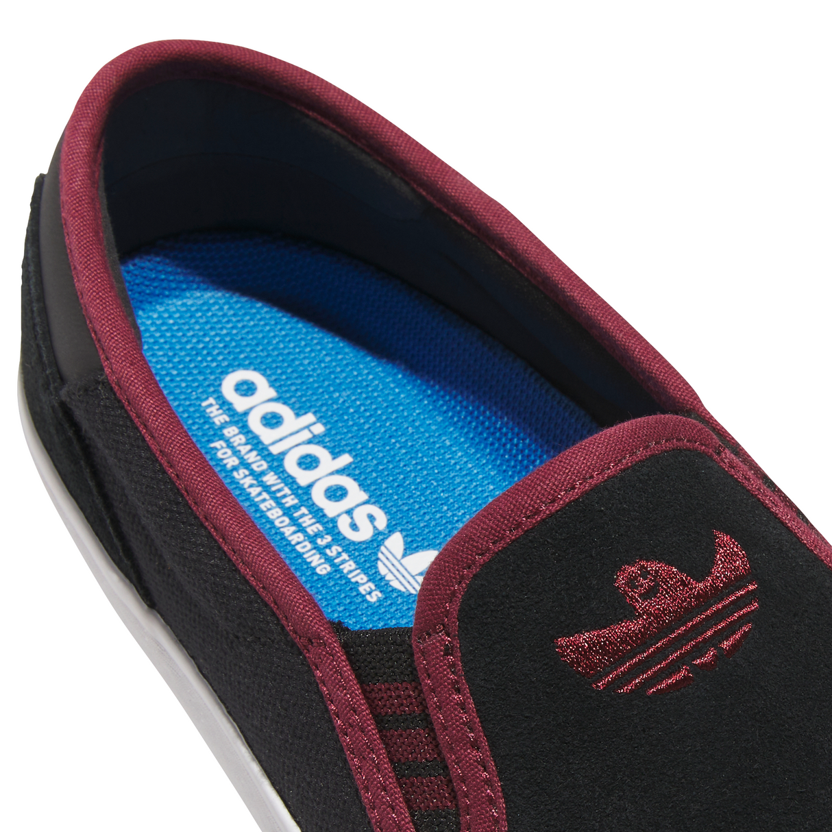Adidas Shmoofoil Slip On Core Black Shadow Red Cloud White Shoes