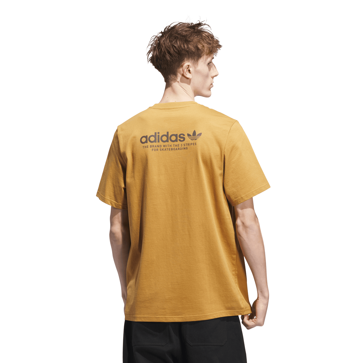 Adidas Skateboarding 4.0 Logo Mesa Yellow Shaoli S/s Shirt