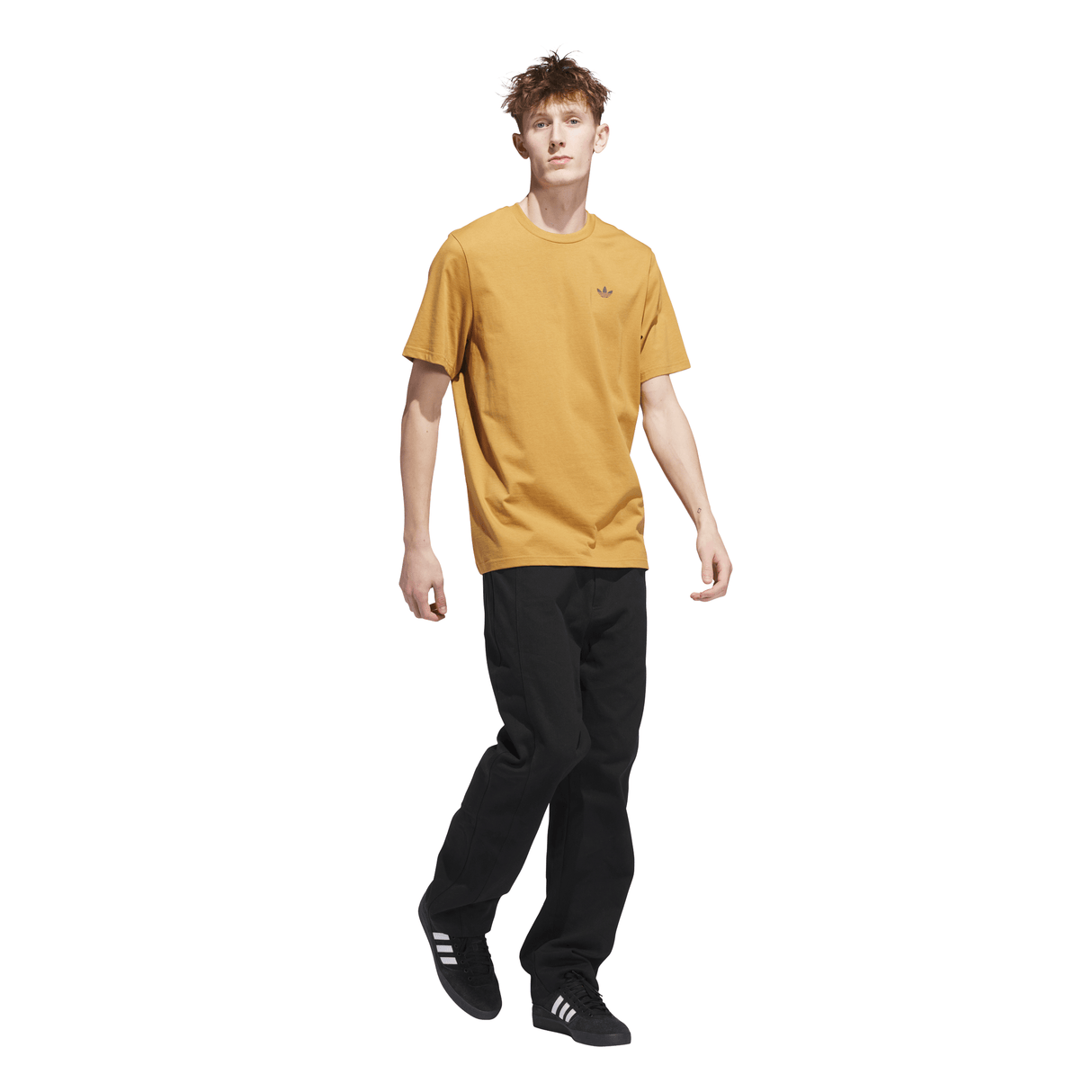 Adidas Skateboarding 4.0 Logo Mesa Yellow Shaoli S/s Shirt