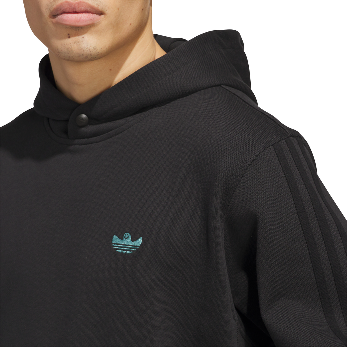 Adidas Skateboarding x Gonz Shmoofoil Black Heavyweight Hooded Sweatshirt