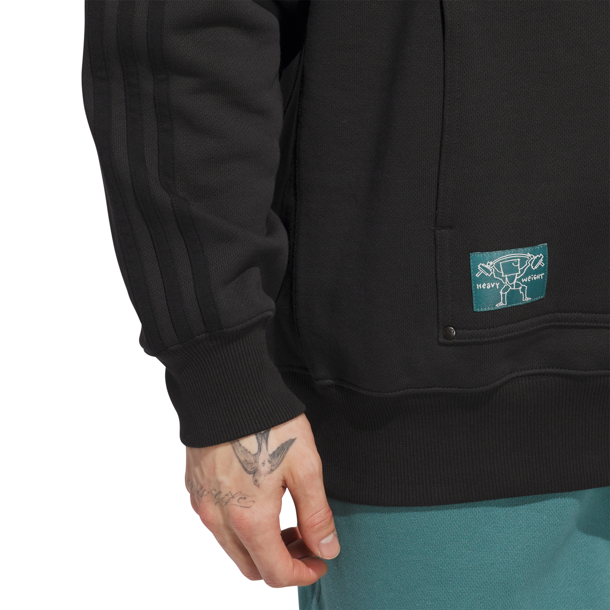 Adidas Skateboarding x Gonz Shmoofoil Black Heavyweight Hooded Sweatshirt