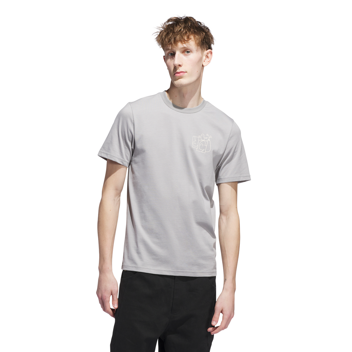 Adidas Skateboarding x Gonz Shmoofoil Stairs Grey/Alumina S/s Shirt