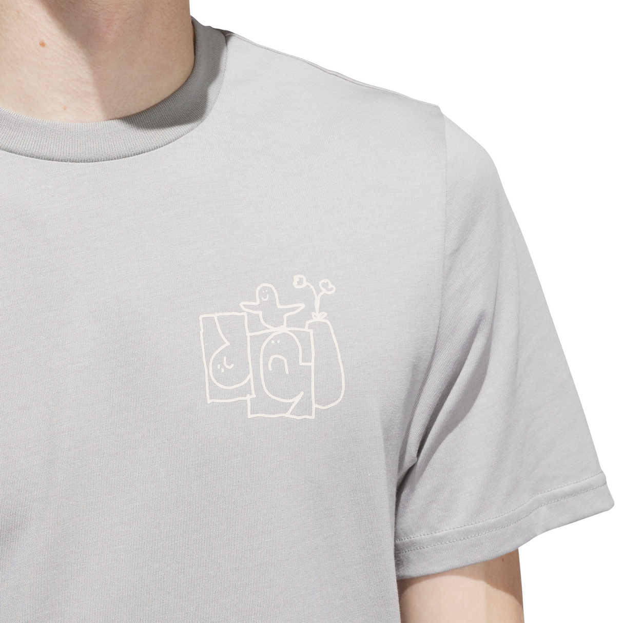 Adidas Skateboarding x Gonz Shmoofoil Stairs Grey/Alumina S/s Shirt