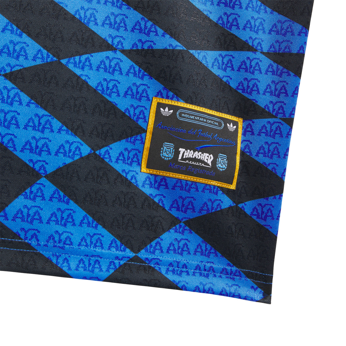 Adidas Skateboarding x Thrasher x AFA Black/Blue Jersey
