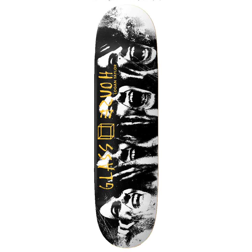 Glass House Logan Taylor Possessed White 8.5" Skateboard Deck