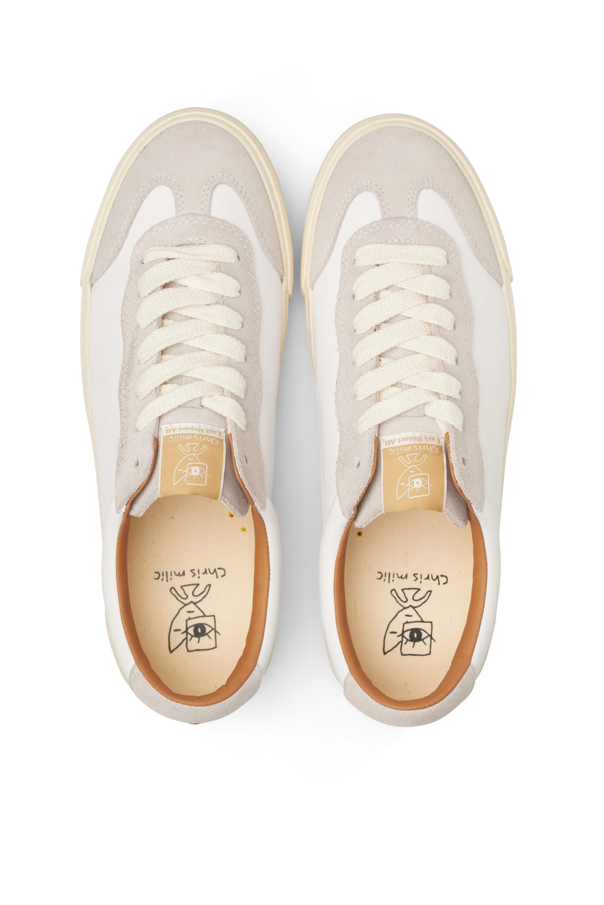 Last Resort VM004 Milic Duo White White Suede Shoes