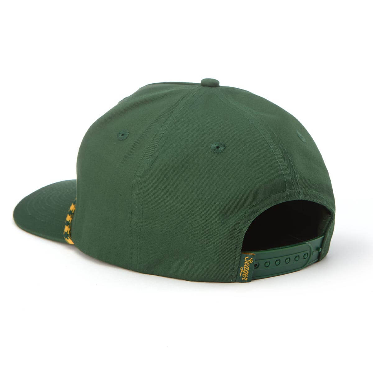 Seager Los Rios Canvas Green Snapback Hat