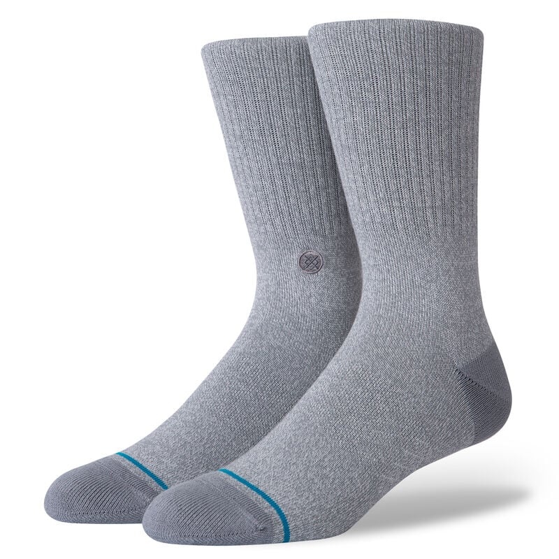 Stance Icon - Grey Heather Socks