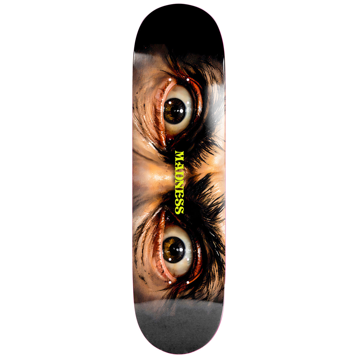 Madness Eyes R7 Black Skateboard Deck