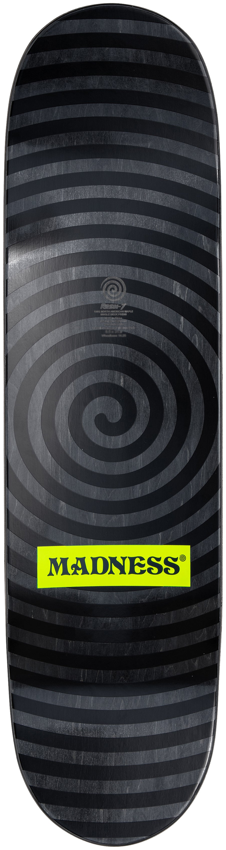 Madness Eyes R7 Black Skateboard Deck