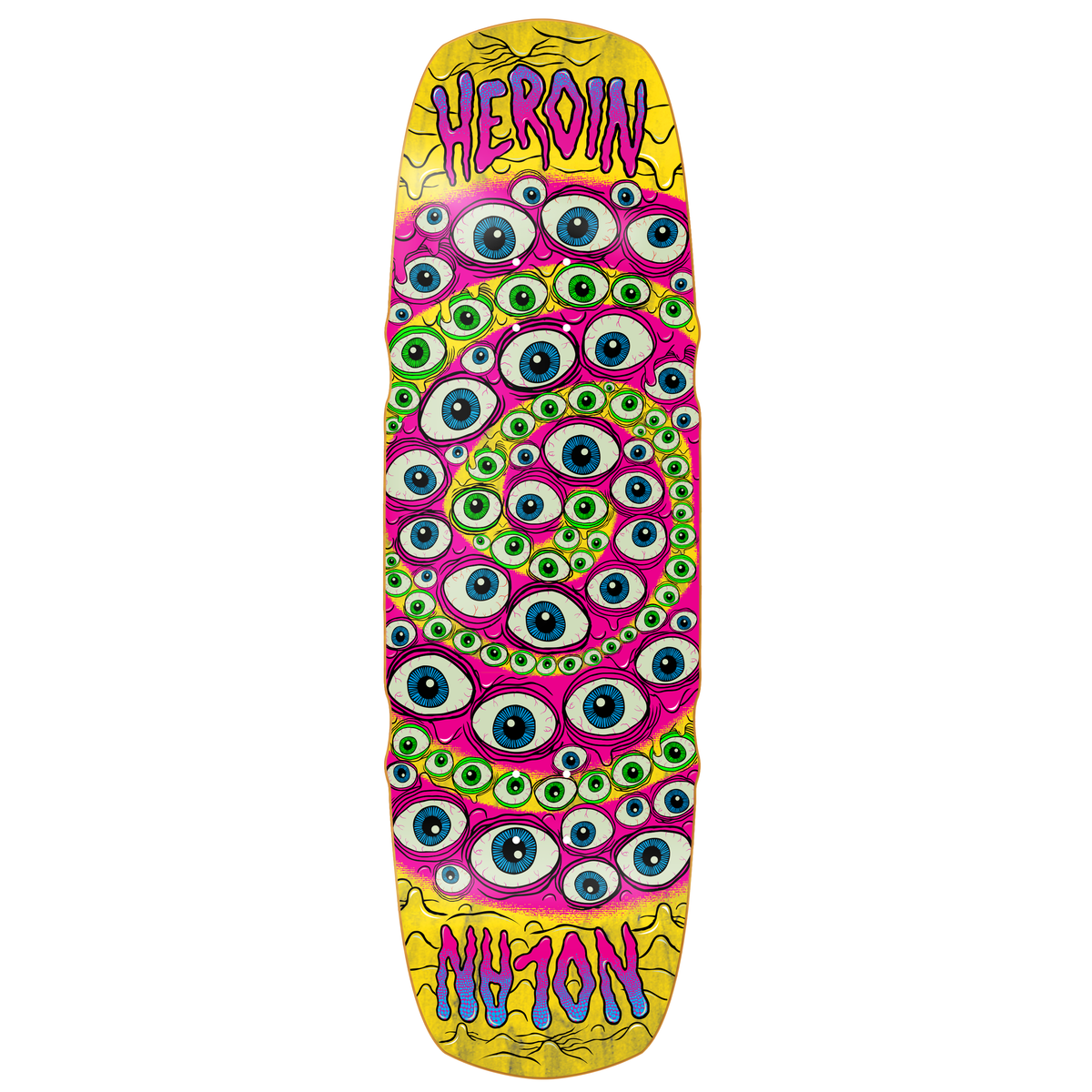 Heroin Skateboards Nolan Houghton Spiralize 9.5" Skateboard Deck