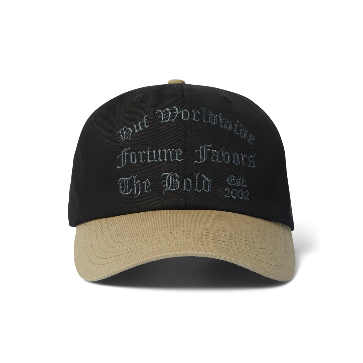 HUF Olympia Black 6 Panel Hat