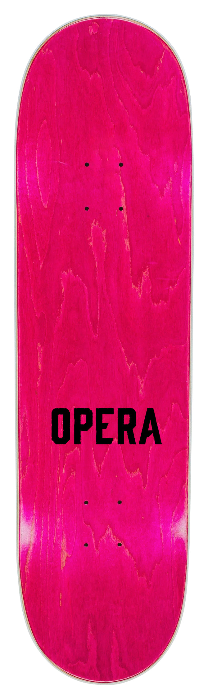 Opera Face Yellow Holographic EX7 Skateboard Deck