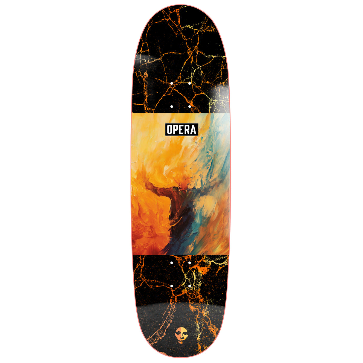 Opera Smear EX7 9" Football Shaped Skateboard Deck