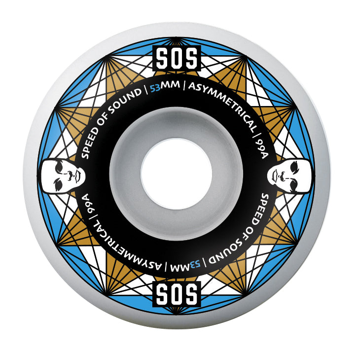 Opera SOS Heaters 99a 53mm Asymmetrical Skateboard Wheels