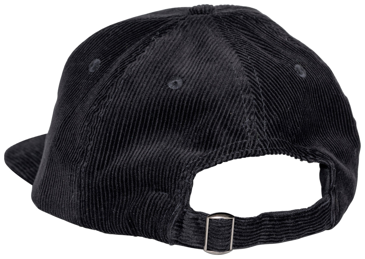 Opera Logo Black Corduroy Strapback Hat