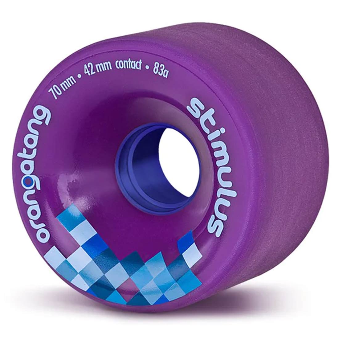 Orangatang Simulus Purple 70mm 83a Longboard Wheels