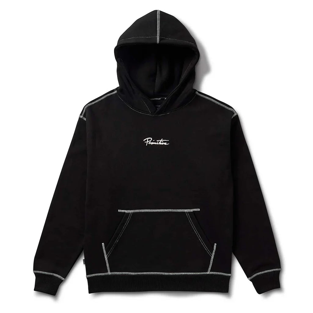 Primitive Contra Black Hooded Sweatshirt