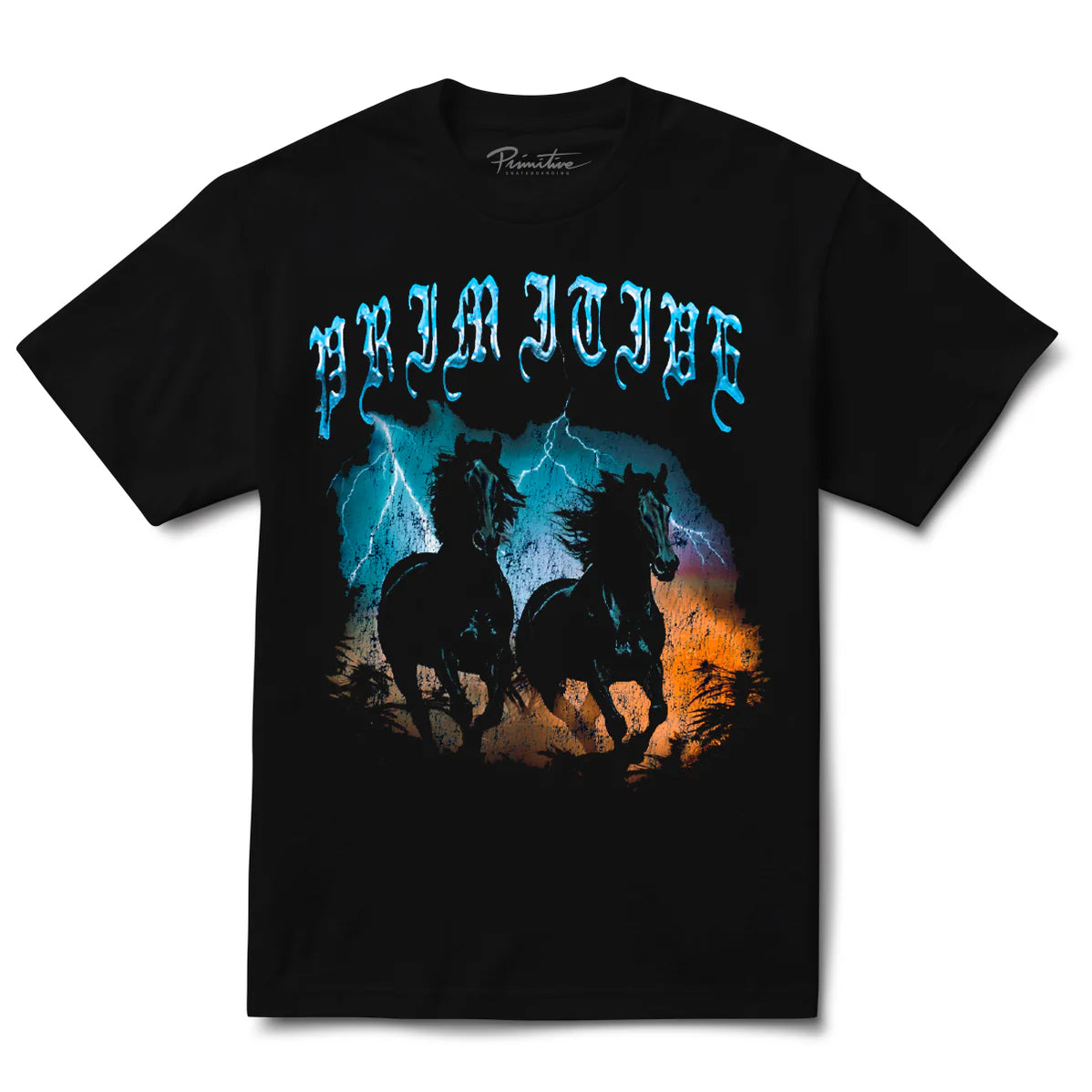 Primitive Storm Black Heavyweight S/s Shirt