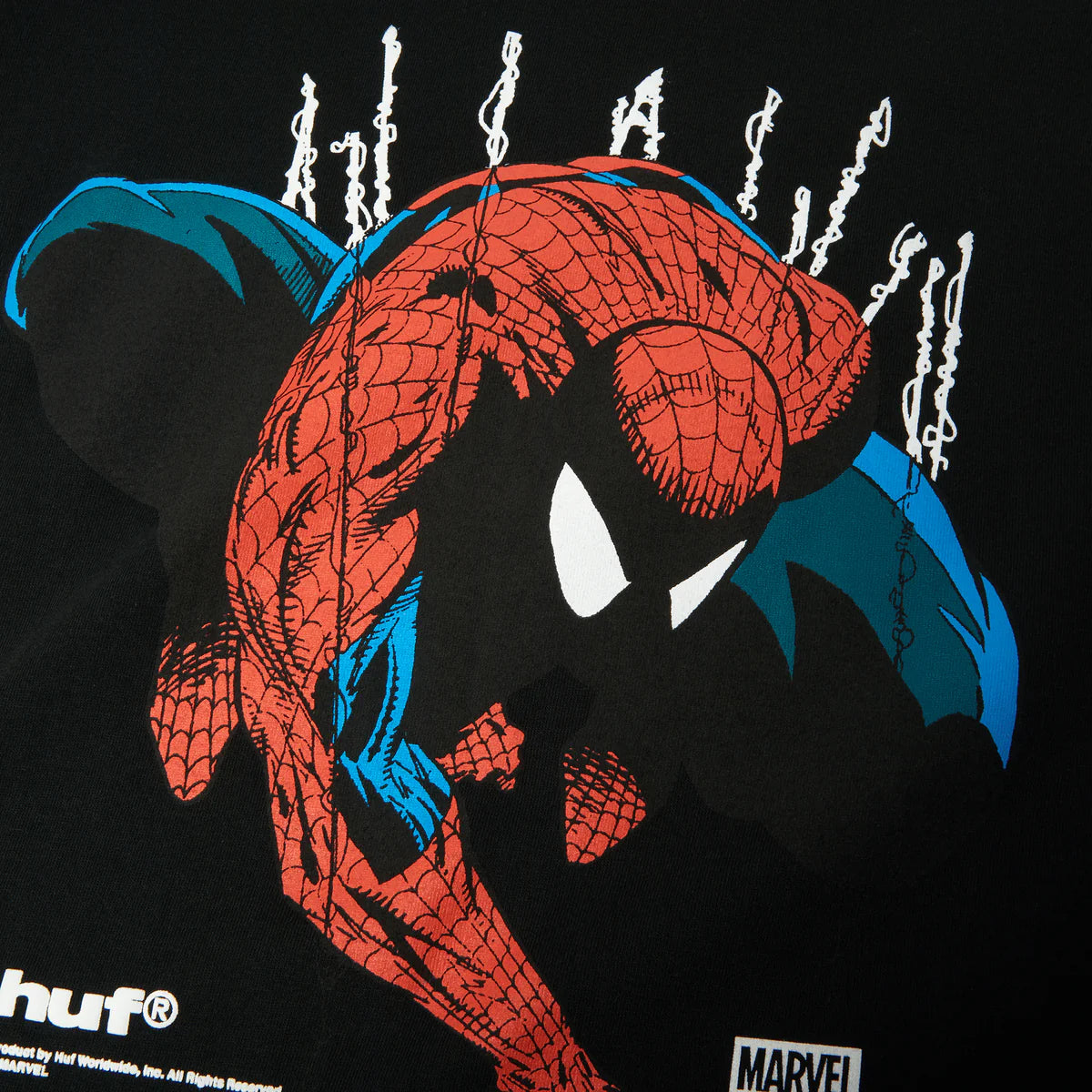 Huf X Marvel Spider-Man Perceptions Black S/s Shirt