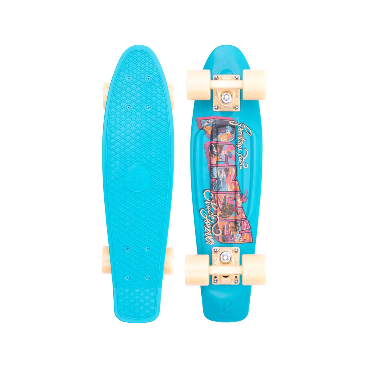 Penny Postcard Coastal Blue 22" Cruiser Complete Skateboard